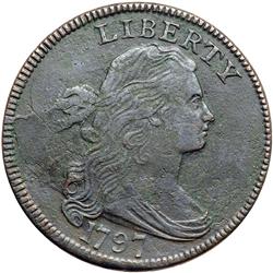 1797 S-121b R3 Gripped Edge with Reverse of 1796