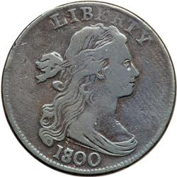 1800/798 S-191 R3 Overdate 800 over 798, Style I Hair