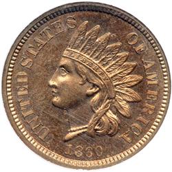 1860 Indian Head 1C NGC Proof 64