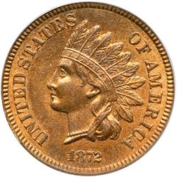 1872 Indian Head 1C PCGS MS63 RB