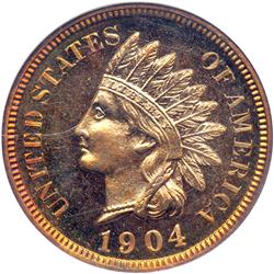 1904 Indian Head 1C NGC Proof 66RB