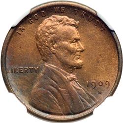 1909-S Lincoln 1C. VDB