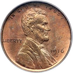 1916-S Lincoln ICG MS65RD