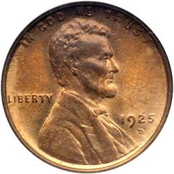 1925-D Lincoln NGC MS65RB