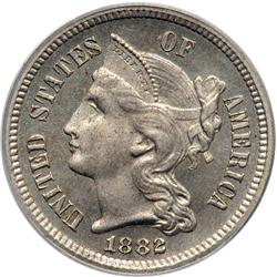 1882 Nickel 3C PCGS Proof 64