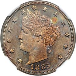 1885 Liberty 5C NGC Proof 63