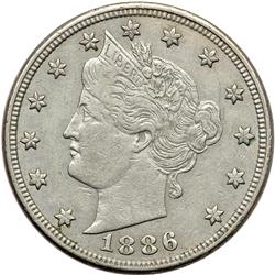 1886 5c Liberty