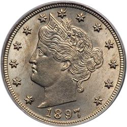 1897 Liberty 5C PCGS MS64