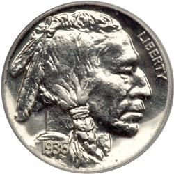 1936 Buffalo 5C. Type 2 PCGS Proof 65