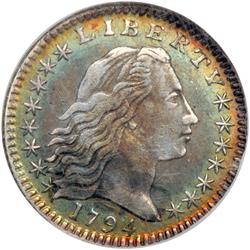 1794 Flowing Hair H10C NGC AU55