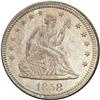 Image 1 : 1858 Liberty Seated 25C