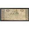 Image 1 : Norwich, NY - Bank of Chenango. $5.00 Nov. 1, 1834 Coun