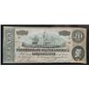 Image 1 : T-67. 1864, $20 Confederate States. PCGS Choice New 63P