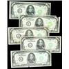 Image 1 : Group of five 1934 and 1934-A $1000.00 Notes
