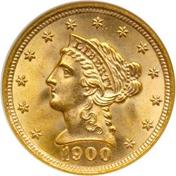 1900 $2.50 Liberty NGC MS66