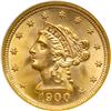 Image 1 : 1900 $2.50 Liberty NGC MS66