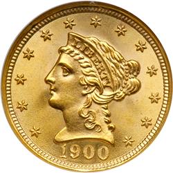 1900 $2.50 Liberty NGC MS66