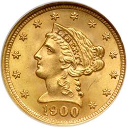 1900 $2.50 Liberty NGC MS66