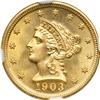Image 1 : 1903 $2.50 Liberty NGC MS66