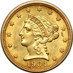 1904 $2.50 Liberty NGC MS62