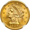 Image 1 : 1907 $2.50 Liberty NGC MS66