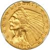 Image 1 : 1910 $2.50 Indian NGC MS63