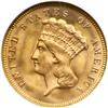 Image 1 : 1878 $3 Gold NGC MS65