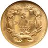 Image 2 : 1878 $3 Gold NGC MS65