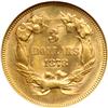 Image 2 : 1878 $3 Gold NGC MS64
