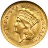 Image 1 : 1878 $3 Gold NGC MS63