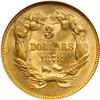 Image 2 : 1878 $3 Gold NGC MS63