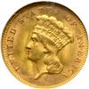 Image 1 : 1878 $3 Gold NGC MS63