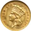 Image 1 : 1878 $3 Gold NGC MS63