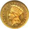 Image 1 : 1880 $3 Gold NGC MS64