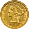 Image 1 : 1854-D $5 Liberty NGC MS61