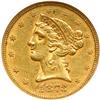 Image 1 : 1873 $5 Liberty. Closed 3 NGC AU53