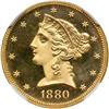 Image 1 : 1880 $5 Liberty NGC PF67CAM