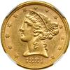 Image 1 : 1881 $5 Liberty NGC AU58