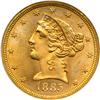 Image 1 : 1885 $5 Liberty NGC MS65