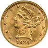 Image 1 : 1895 $5 Liberty NGC MS65