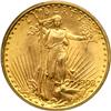 1908 $20 St. Gaudens. No Motto