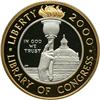 Image 1 : 2000-W Library of Congress $10 Bimetallic Proof Coin
