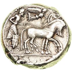 Sicily, Syracuse, c. 485-479 BC. AR Tetradrachm (17.43