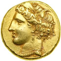 Sicily, Siculo-Punic Coinage, c. 264-241 BC. Gold 1 1/2