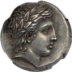 Macedon, Olynthos, Chalkidian League, 420-355 BC. AR Te