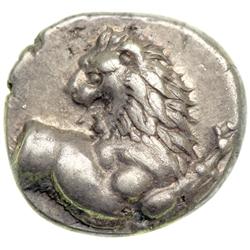 Diverse lot of Five Ancient Greek Silver Coins, includi