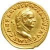 Vespasian, AD 69-79. Gold Aureus (7.38 g) minted at Rom