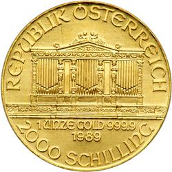 Austria. 2000 Schilling, 1989