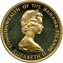 Bahamas. Proof Set: 100, 50, 20 and 10 Dollars, 1971