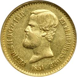 Brazil. 20,000 Reis, 1851